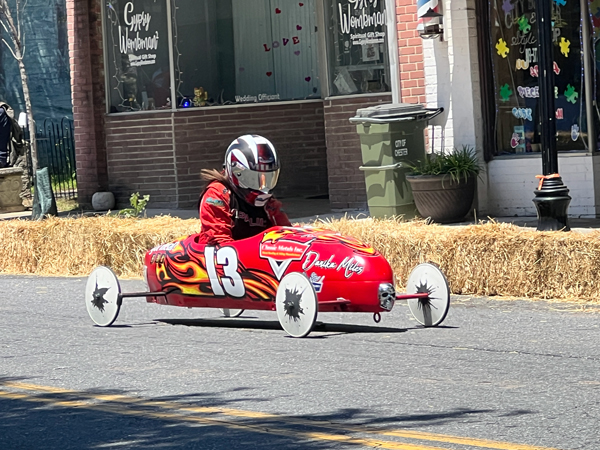 a local Pinewood Derby Race - car 13