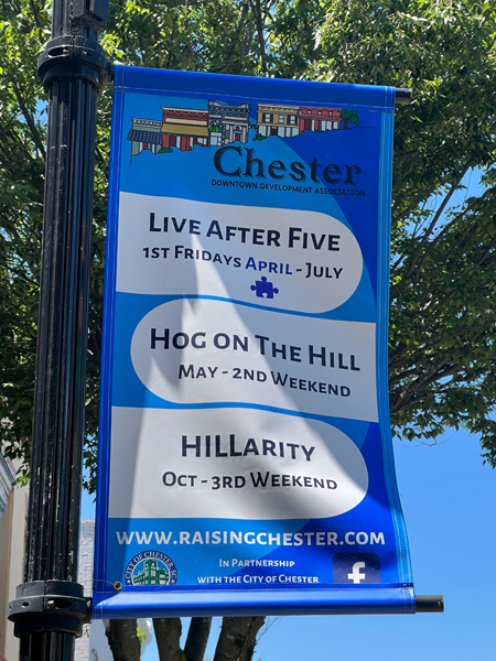 street flag in Chester SC
