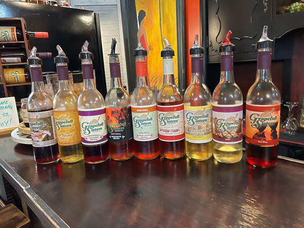 wine tasting samples