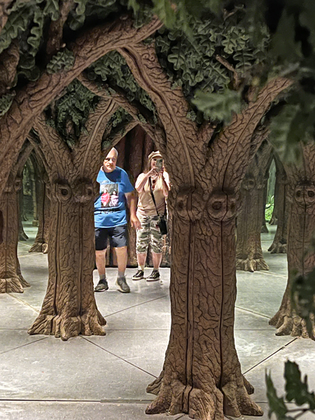 The two RV Gypsies lost in the Mirror  Maze in 2023