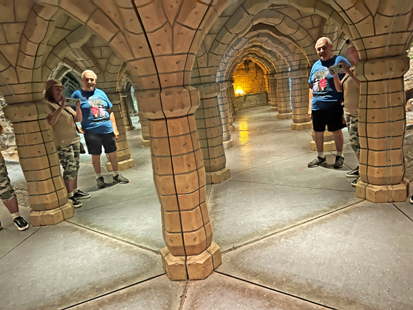The two RV Gypsies lost in the Mirror Maze in 2023