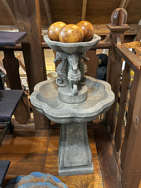 sea horse fountain