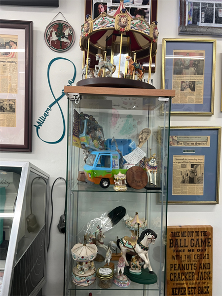 inside the ice cream store