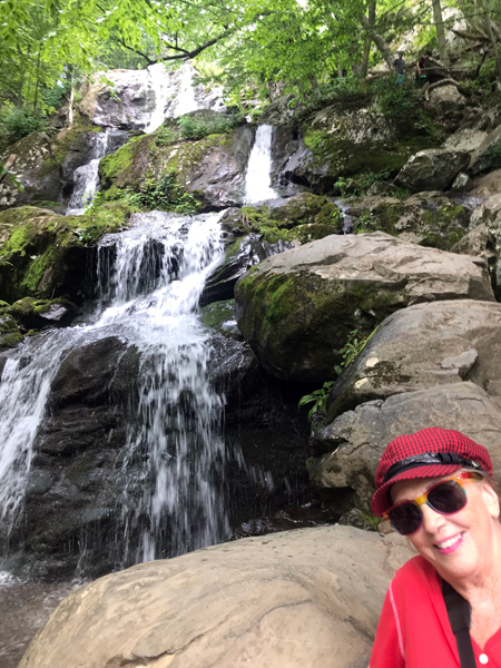 Karen Duquette at Dark Hollow Falls