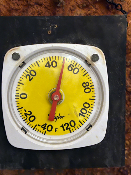 temperature in Shenandoah Caverns