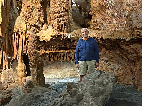 Lee Duquette in Shenandoah Caverns