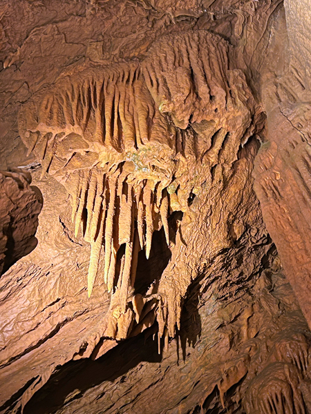 formations in Shenandoah Caverns