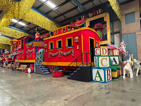 side view of the train