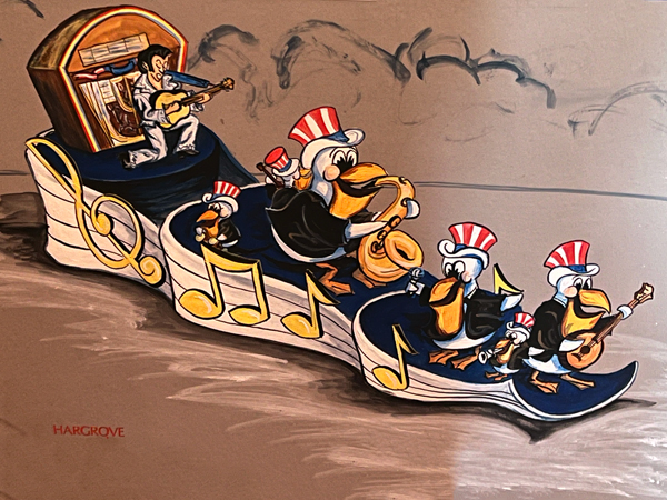 Elvis and pelicans