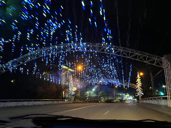 bridge at night