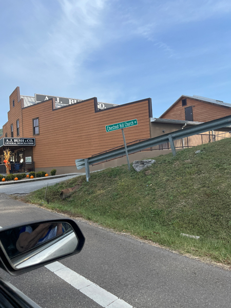 passing by A.J. Bush's General Merchandise store