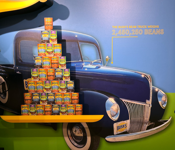 truck weight in beans