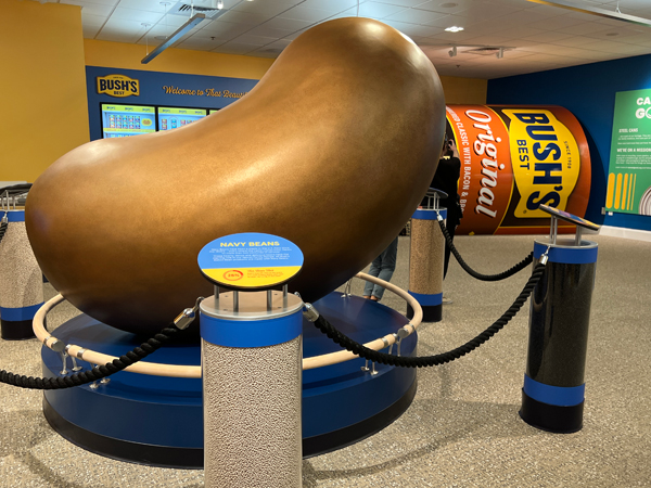 big Bean and informative signs
