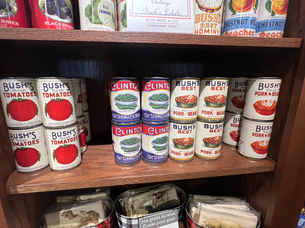empty decorative cans