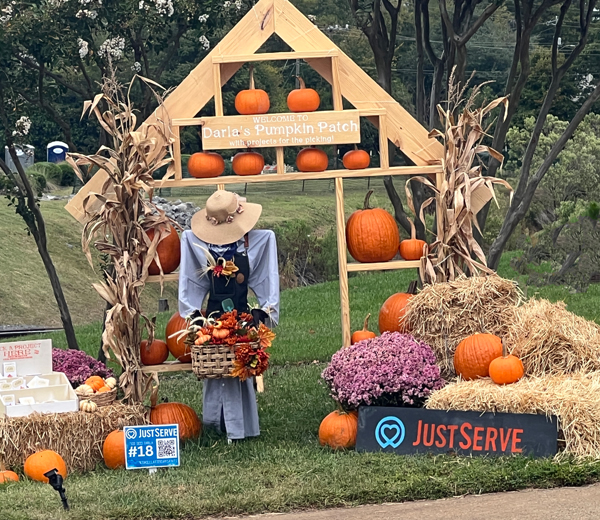 Good Deed Darla scarecrow