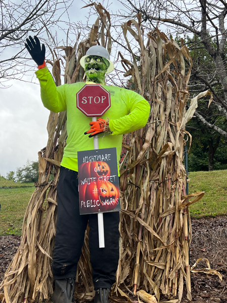 fort Mill Public Works scarecrow