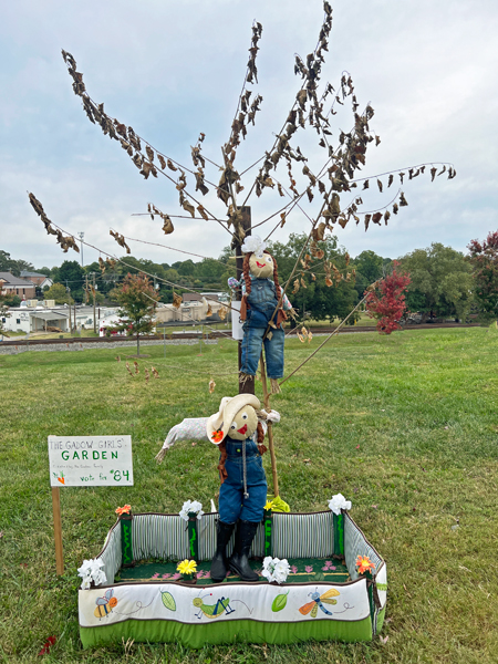 Gadow Girls Garden scarecrow