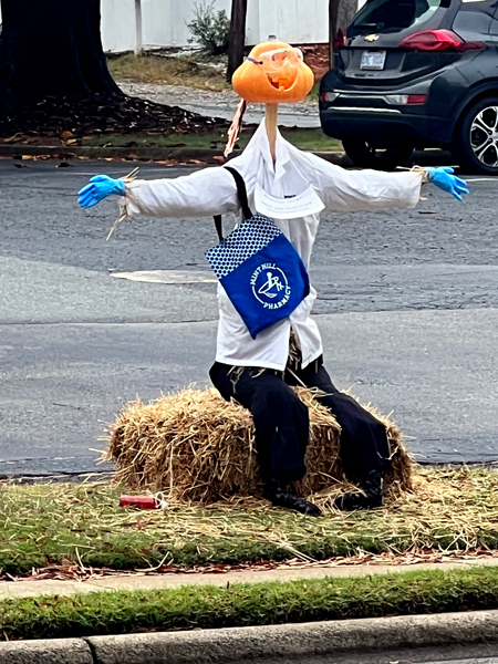 Mint Hill Pharmacy scarecrow