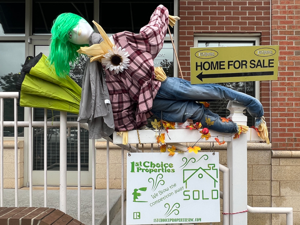 Realtor scarecrow