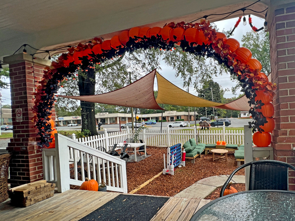 pumpkin arch
