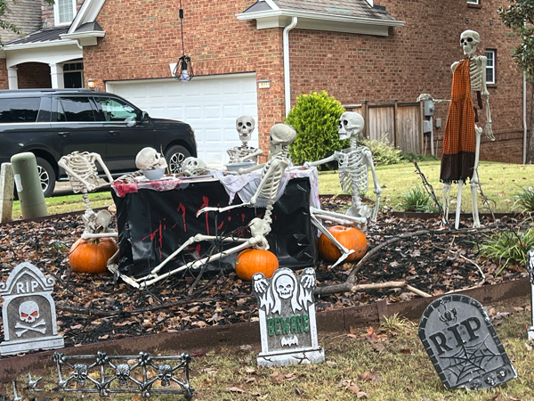 Halloween display