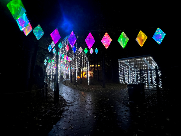 lighted walkway