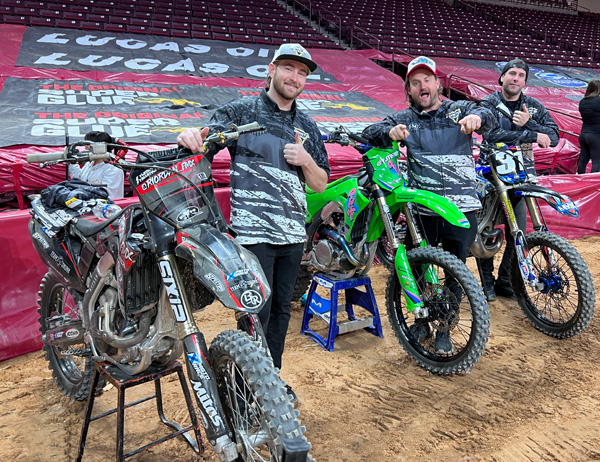 Brandon Riordan, T.J. Tiffany, and Kenny Haskell