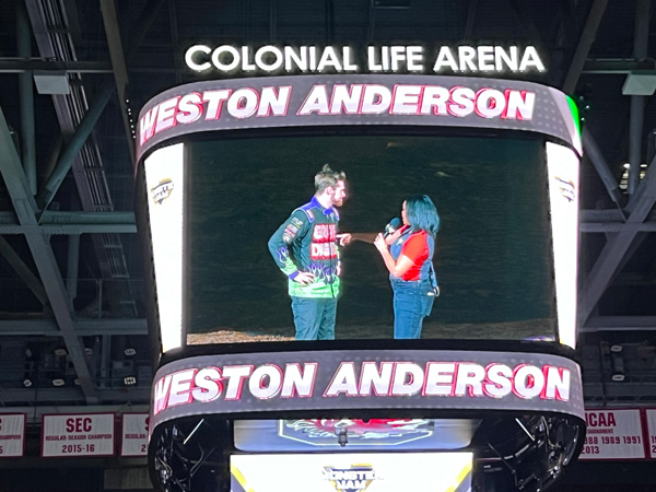 Weston Anderson in Grave Digger winner