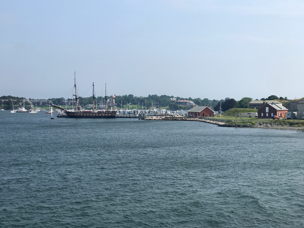 black sailboat
