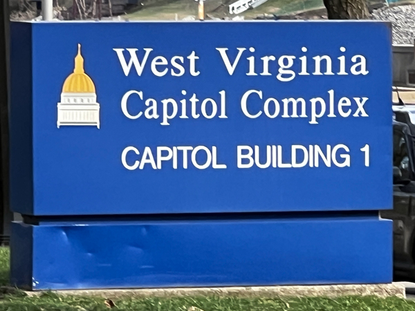 West Virginia Capitol Complex Capitol Building 1 sign