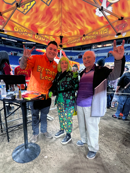 Armando Castro with Karen and Lee Duquette