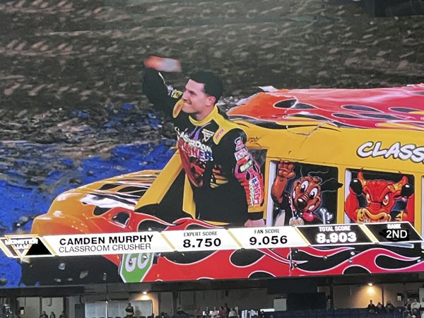 Camden Murphy driver of  Classroom Crusher