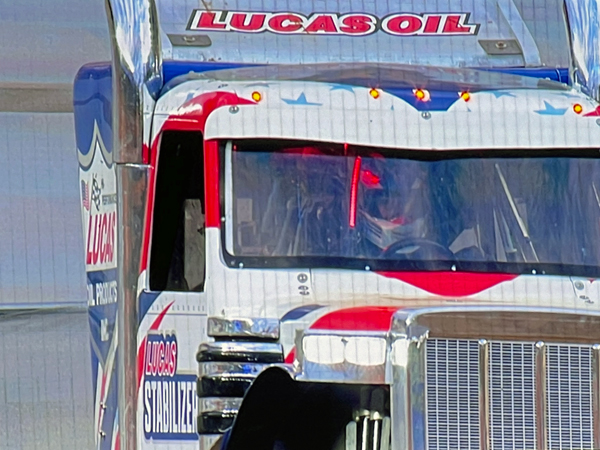 Cynthia Gauthier driver of Lucas Stabalizer Monster Truck