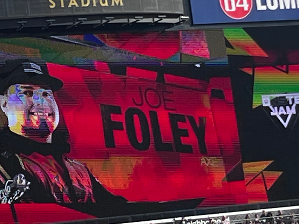 Joe foley, driver of Axe Monster Truck