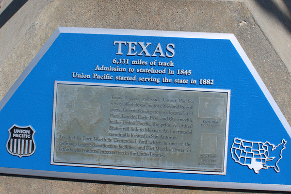 Texas had 6, 331  miles of track