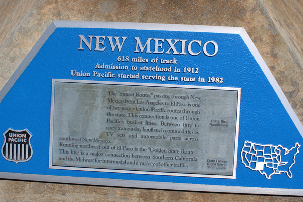 New Mexico had 618  miles of track