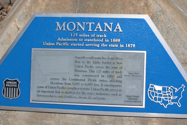 Montana had 125  miles of track