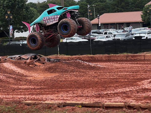 Kaylee Eavestrong in Shark Attack Monster Truck