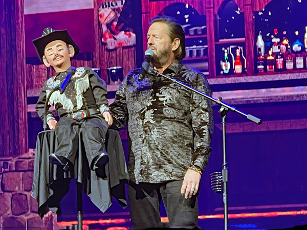 Terry Fator with Walter T. Airedale