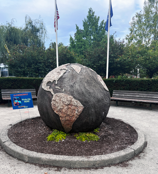 a big globe