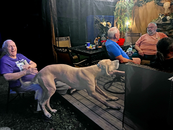 Lee Duquette laughing