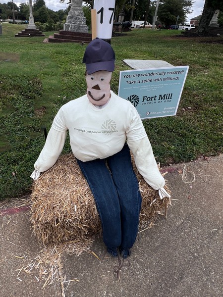 Fort Mill Church of God scarecrow