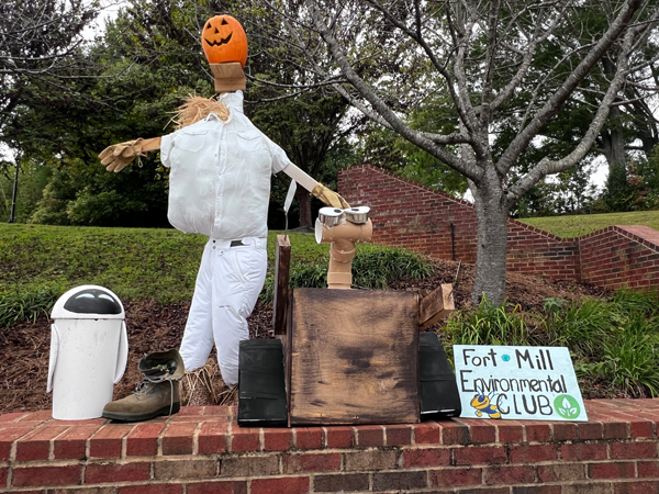 Fort Mill Environmental Club Scarecrow