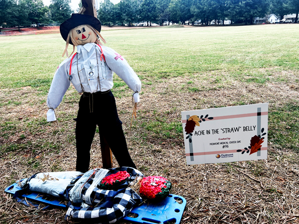 Piedmont Medical Center EMS scarecriws