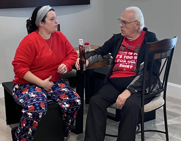 Kristen wind her grandfather