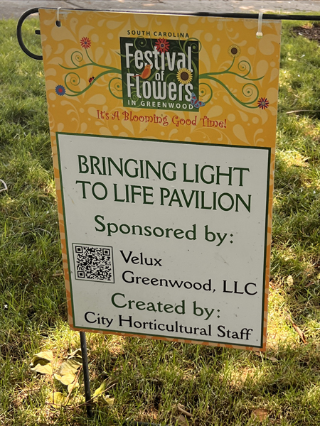 Life Pavilion sign