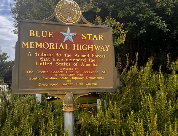 Bleu Star Memorial Highay sign