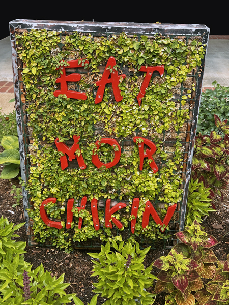 Eat Chicken sign