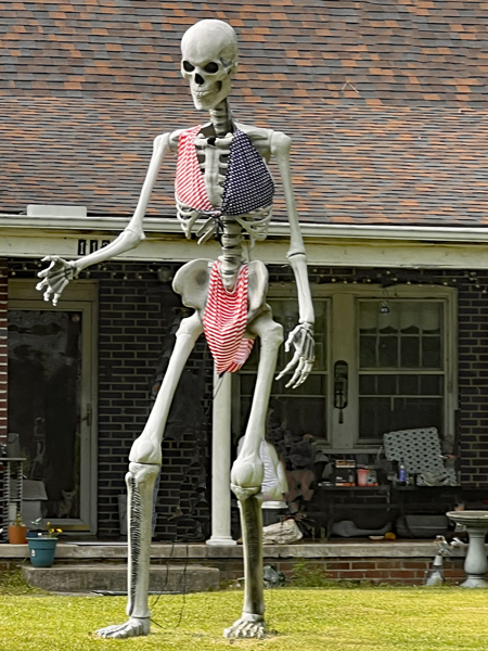 a giant skeleton 