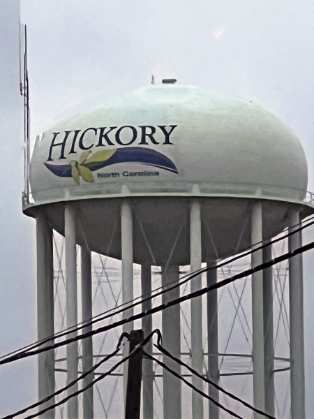 Hickory water tower